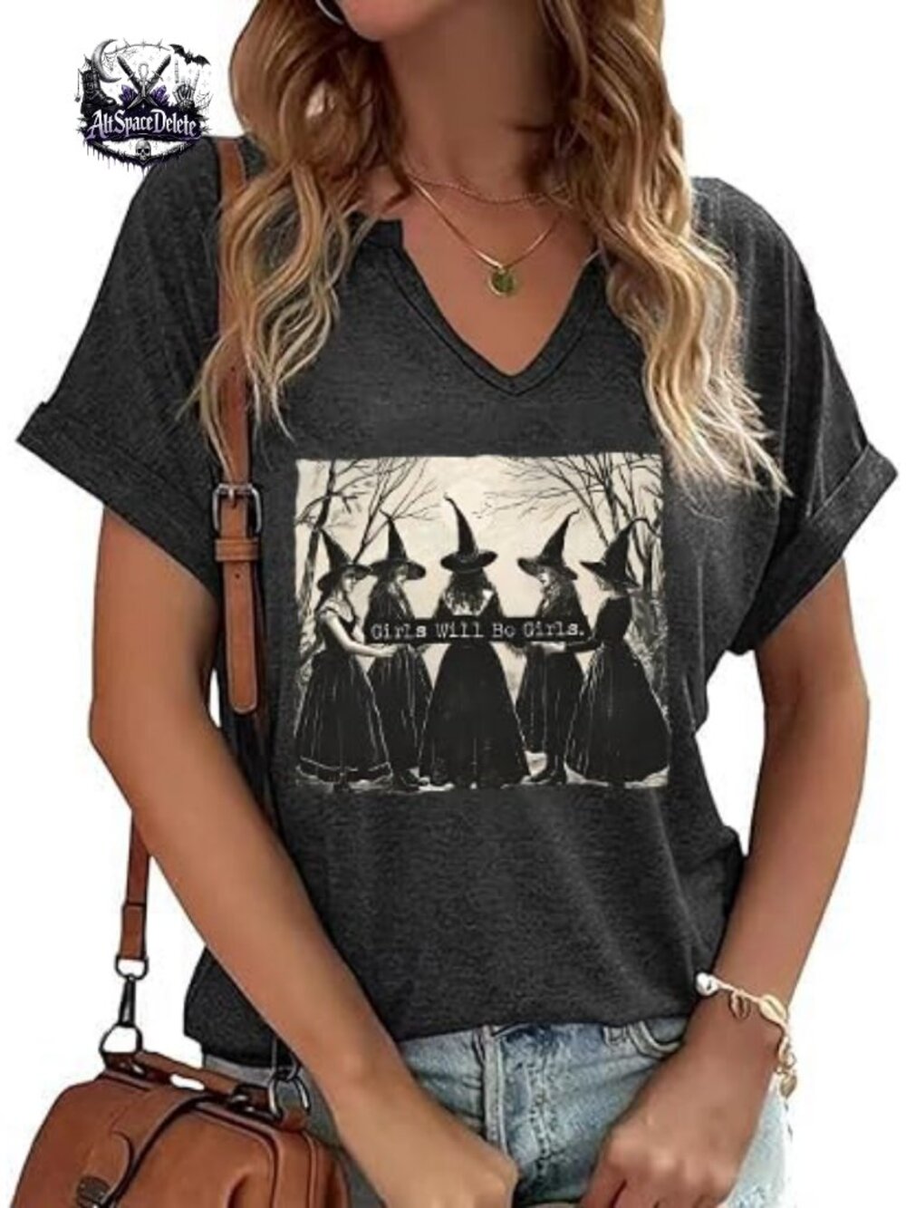 Women's V Neck Pumpkin Graphic Tee Fall Halloween Thanksgiving T Shirt